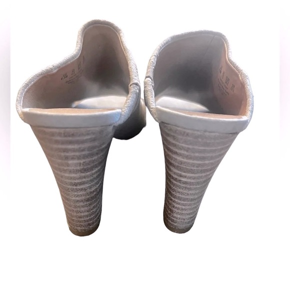 Franco Sarto size 6.5 firefly mule heel (3 inch heel) like-new condition - Picture 4 of 5